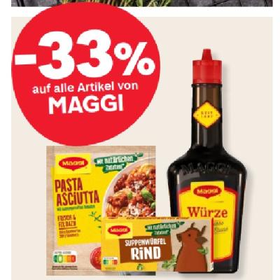 -33% auf alle Artikel von MAGGI MPREIS