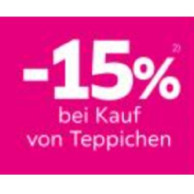 Promotion Bild von -15% bei Kauf von Teppichen mömax