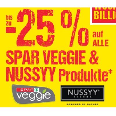 bis zu -25% auf ALLE SPAR VEGGIE & NUSSYY Produkte Maximarkt