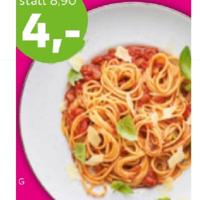 Spaghetti Pomodoro je 4€ mömax