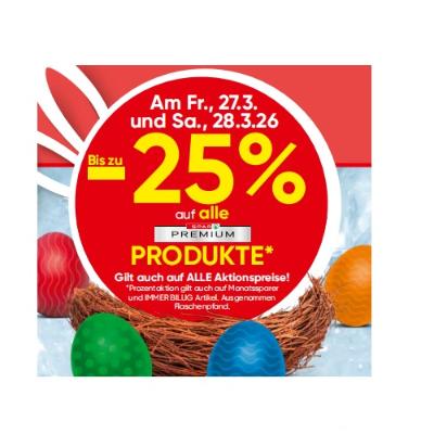 Bis zu -25% auf alle SPAR PREMIUM PRODUKTE EUROSPAR