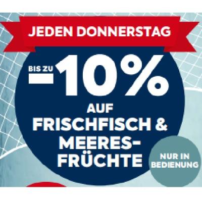 JEDEN DONNERSTAG BIS ZU -10% AUF FRISCHFISCH & MEERESFRÜCHTE BILLA PLUS