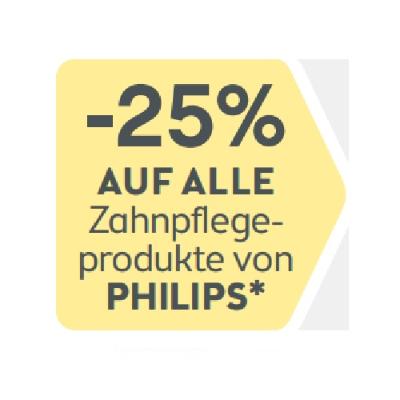 -25% AUF ALLE Zahnpflegeprodukte von PHILIPS BIPA