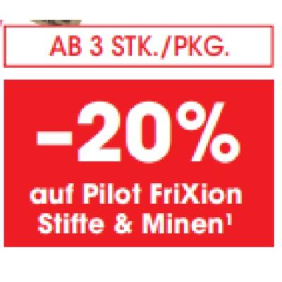 Promotion Bild von AB 3STK./PKG. -20% auf Pilot FriXion Stifte & Minen LIBRO