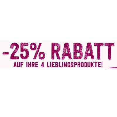 Promotion Bild von -25% RABATT AUF IHRE 4 LIEBLINGSPRODUKTE! Sutterlüty
