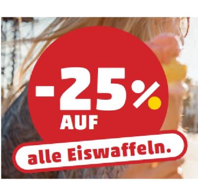 Promotion Bild von -25% AUF alle Eiswaffeln Penny