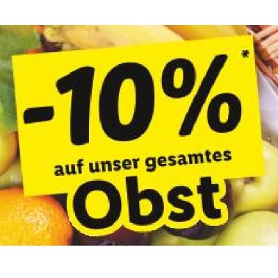 Promotion Bild von -10% auf unser gesamtes Obst Lidl