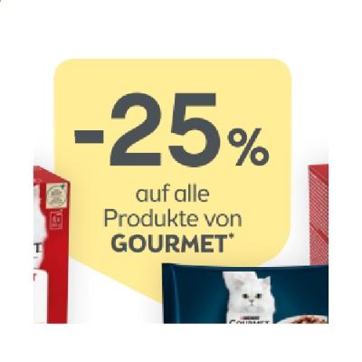 Promotion Bild von -25% auf alle Produkte von GOURMET BIPA