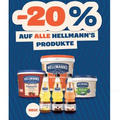 Promotion Bild von -20% AUF ALLE HELLMANN'S PRODUKTE METRO