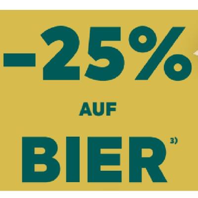 -25% AUF BIER BILLA PLUS