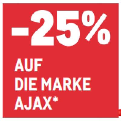 -25% AUF DIE MARKE AJAX METRO
