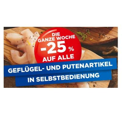 Promotion Bild von DIE GANZE WOCHE -25% AUF ALLE GEFLÜGEL- UND PUTENARTIKEL IN SELBSTBEDIENUNG Unimarkt