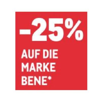 -25% AUF DIE MARKE BENE METRO