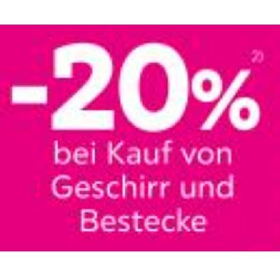 Promotion Bild von -20% bei Kauf von Geschirr und Bestecke mömax