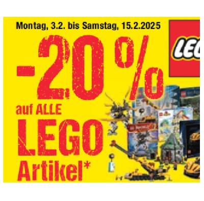 Bild von -20% auf ALLE LEGO Artikel Maximarkt