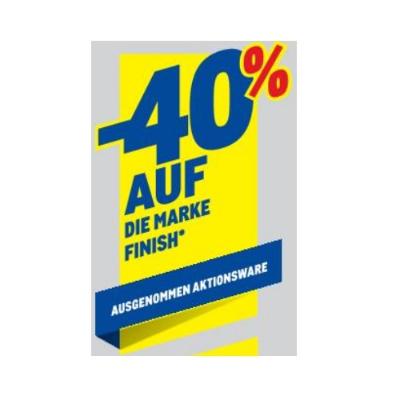 -40% AUF DIE MARKE FINISH AUSGENOMMEN AKTIONSWARE METRO