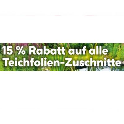 Bild von 15 % Rabatt auf alle Teichfolien-Zuschnitte HELLWEG