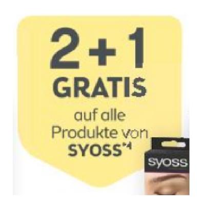 2+1 GRATIS auf alle Produkte von SYOSS BIPA