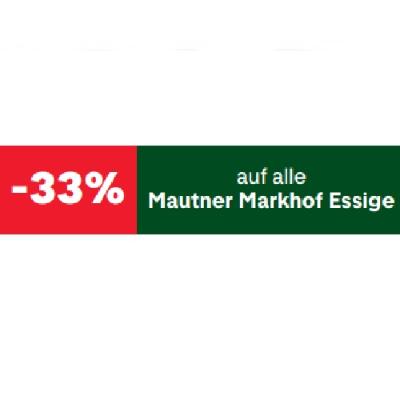 Promotion Bild von -33% auf alle Mautner Markhof Essige MPREIS