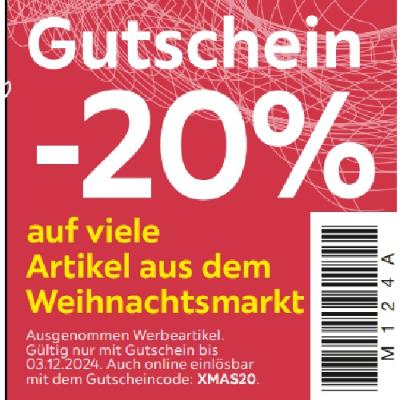 Promotion Bild von -20% auf viele Artikel aus dem Weihnachtsmarkt Möbelix