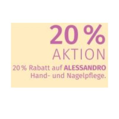 Promotion Bild von 20% Rabatt auf ALLESSANDRO Hand- und Nagelpflege Müller Drogerie