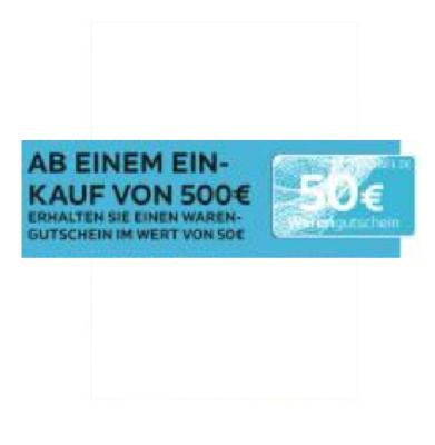 Promotion Bild von AB EINEM EINKAUF VON 500€ ERHALTEN SIE EINEN WARENGUTSCHEIN IM WERT VON 50€ Möbelix