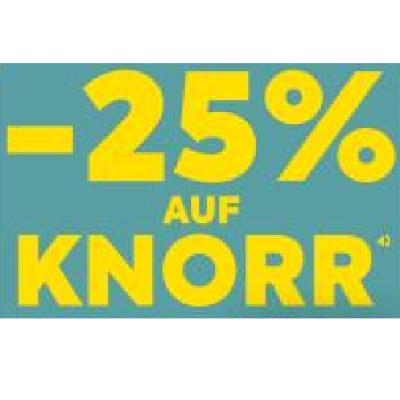 -25% AUF KNORR BILLA PLUS