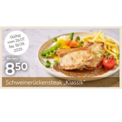 Promotion Bild von Schweinerückensteak „Klassik“ je 8,50 € XXXLutz
