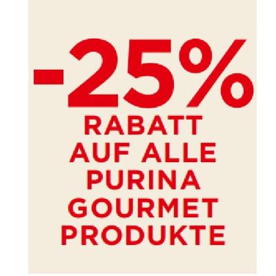 -25% RABATT AUF ALLE PURINA GOURMET PRODUKTE Unimarkt
