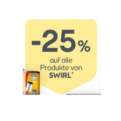 Promotion Bild von -25% auf alle Produkte von SWIRL BIPA