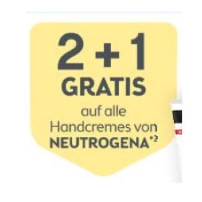 2+1 GRATIS AUF ALLE Handcremes von NEUTROGENA BIPA