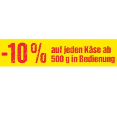 Promotion Bild von -10% auf jeden Käse ab 500 g in Bedienung Maximarkt