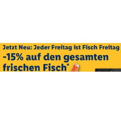 -15% auf den gesamten frischen Fisch Lidl