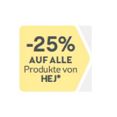 -25% AUF ALLE Produkte von HEJ BIPA