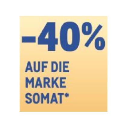 -40% AUF DIE MARKE SOMAT METRO