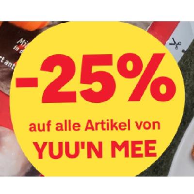 -25% auf alle Artikel von YUU'N MEE MPREIS