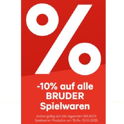 Promotion Bild von -10% auf alle BRUDER Spielwaren BayWa