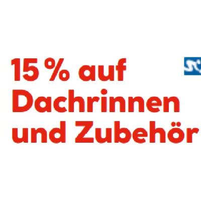 15% auf Dachrinnen und Zubehör HELLWEG