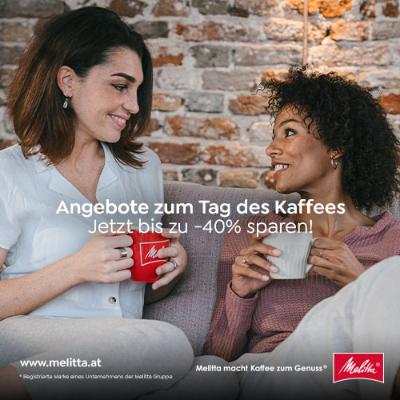 Tag des Kaffees: 25% Rabatt¹ auf das Melitta Sortiment sparen
