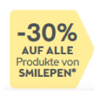 Promotion Bild von -30% auf alle Produkte von Smilepen BIPA