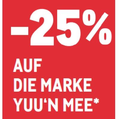 -25% AUF DIE MARKE YUU‘N MEE METRO