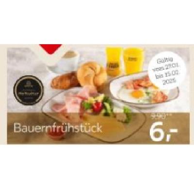 Promotion Bild von Hütthalers Hofkultur Bauernfrühstück je 6,- € XXXLutz