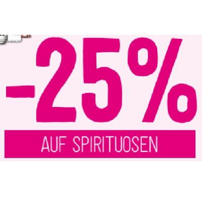 Promotion Bild von -25% AUF SPIRITUOSEN Sutterlüty