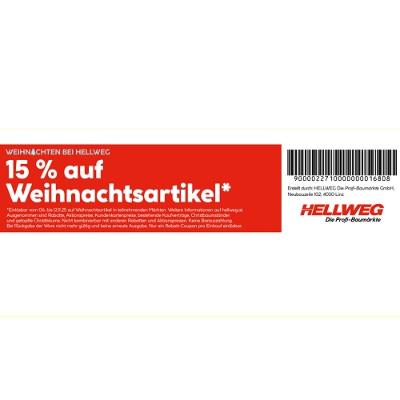 15% auf Weihnachtsartikel HELLWEG