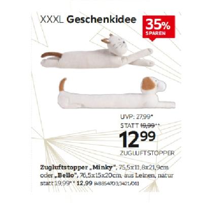 Promotion Bild von ZUGLUFTSTOPPER 48854703 Je 12,99€ XXXLutz