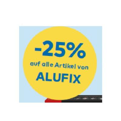 -25% auf alle Artikel von ALUFIX T&G