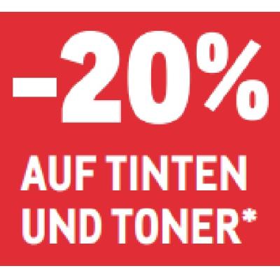 -20% AUF TINTEN UND TONER METRO