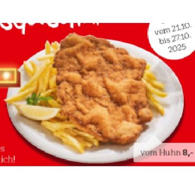 XXXLutz Schnitzel je 6€ XXXLutz