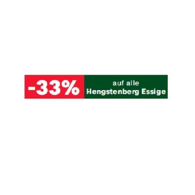 Promotion Bild von -33% auf alle Hengstenberg Essige MPREIS