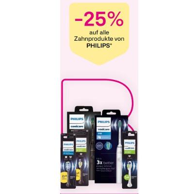 -25% auf alle Zahnprodukte von PHILIPS BIPA